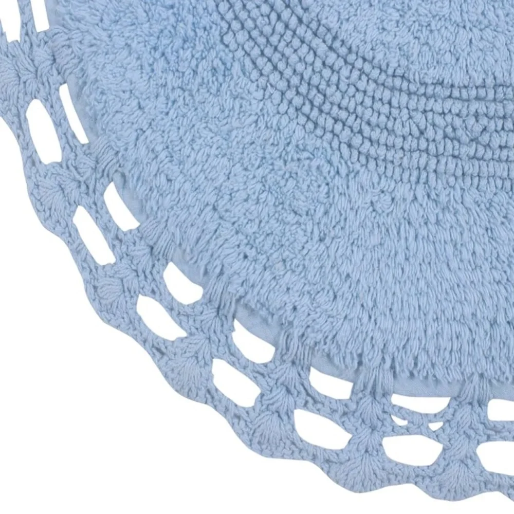 Blue Bath Rug